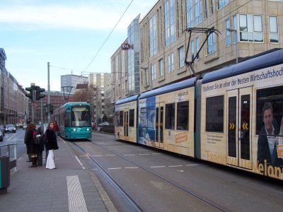 Trams in Frankfurt